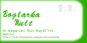 boglarka mult business card